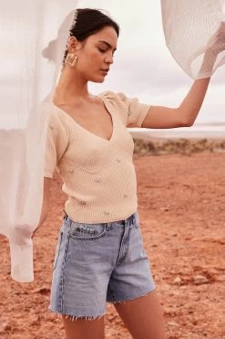 Bria Floral Embroidered Sweater 13 Bria Floral Embroidered Sweater -Chic Outfit Shop 210513 ASTR PinkLake 14 2399