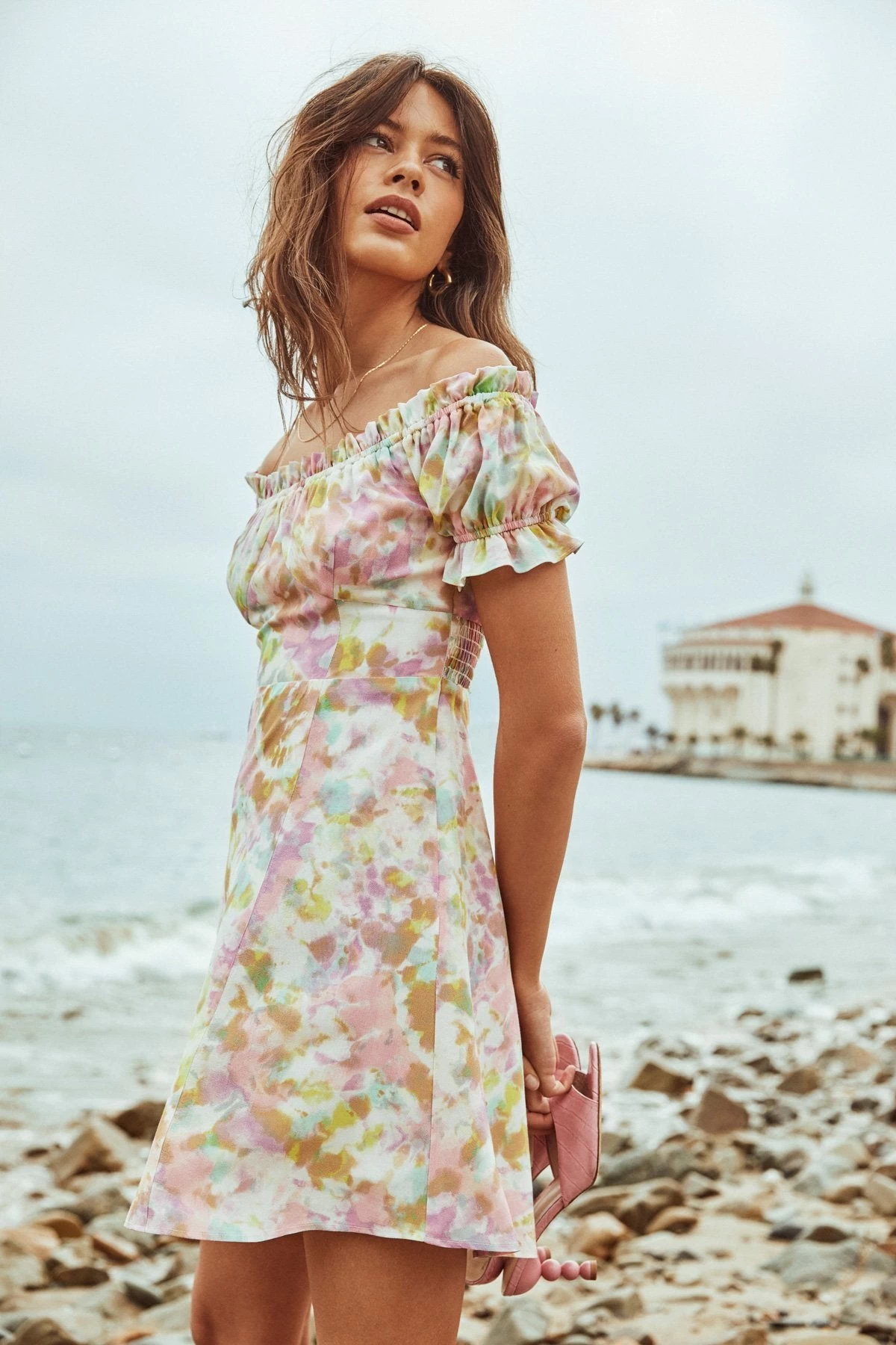 Imagine Tie Dye Off Shoulder Dress 7 Imagine Tie Dye Off Shoulder Dress - Image 5