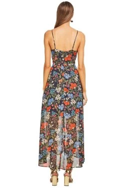 Alisha Dress -Chic Outfit Shop ACDR100015 NAVY MULTI FLORAL 03