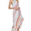 Illusion Maxi Dress -Chic Outfit Shop ACDR100107 POP ORANGE STRIPE 01
