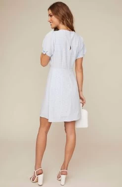 Taylor Mini Dress -Chic Outfit Shop ACDR100146 SKY WHITE 4A
