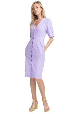 Logan Midi Dress 13 Logan Midi Dress -Chic Outfit Shop ACDR100154 LILAC 1