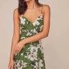 Lyric Floral Maxi Dress -Chic Outfit Shop ACDR100443C EMERALD MULTI FLORAL 2
