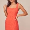 Laramie Mini Dress -Chic Outfit Shop ACDR100463 HOT ORANGE 2