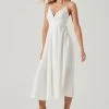 Ambrosia Midi Dress -Chic Outfit Shop ACDR100490 WHITE 0379