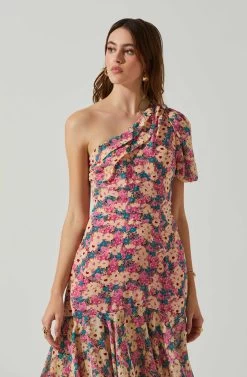 Chic Outfit Shop -Chic Outfit Shop ACDR100550C PINKBLACKFLORAL 4