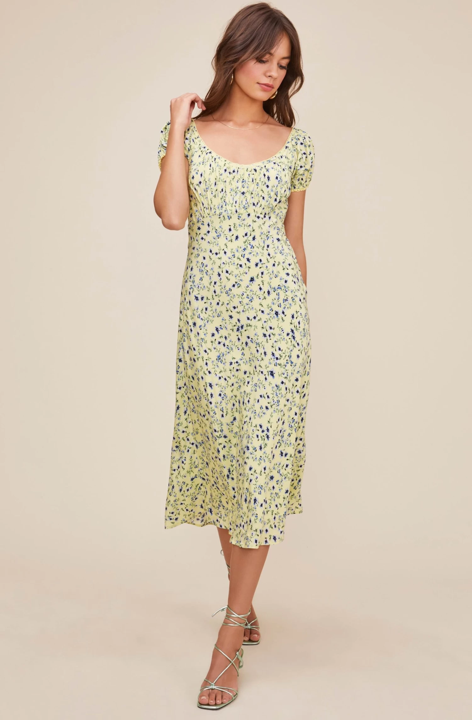 Caprice Floral Midi Dress 4 Caprice Floral Midi Dress - Image 2