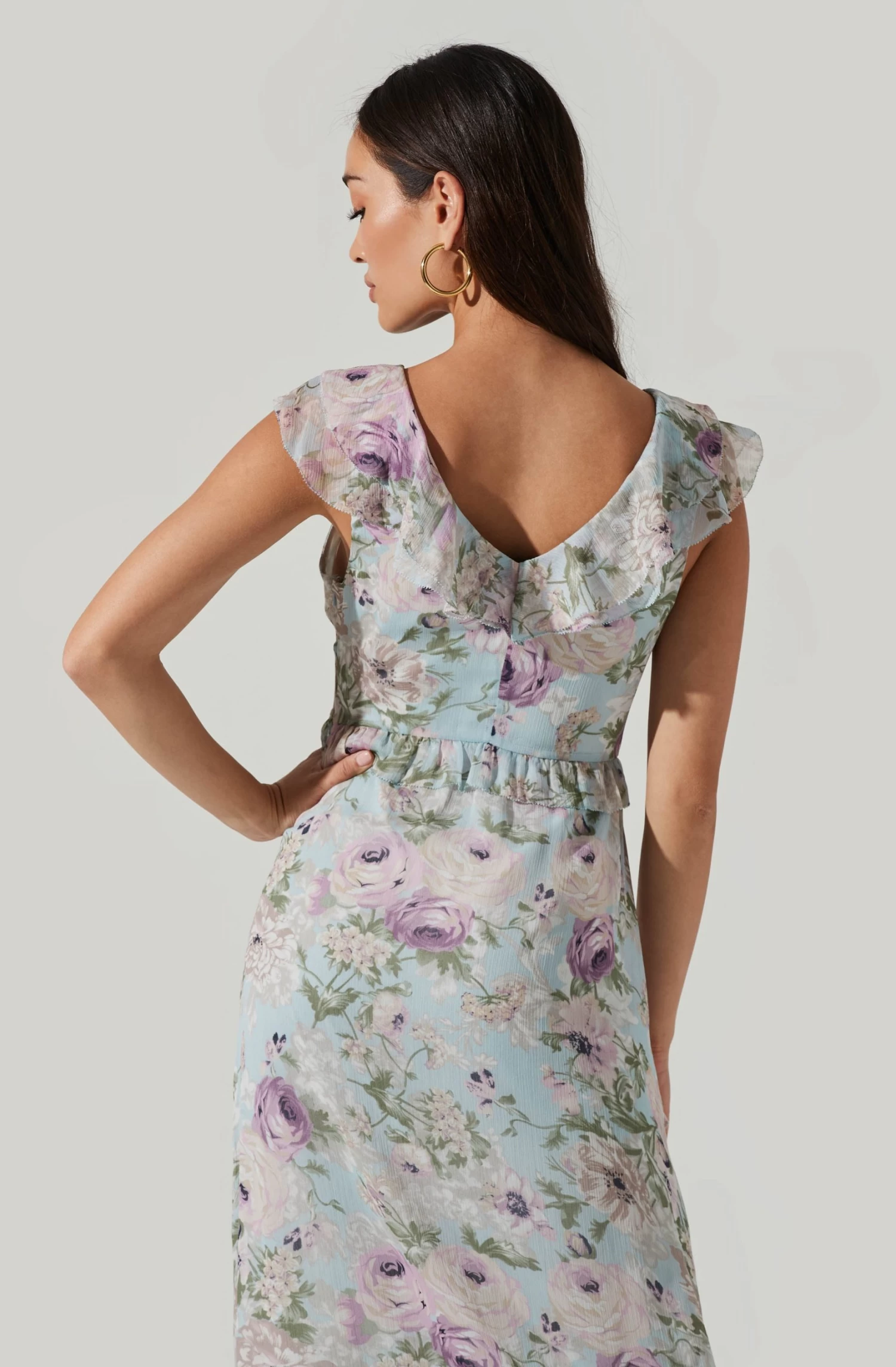 Tempest Floral Ruffle Midi Dress 6 Tempest Floral Ruffle Midi Dress - Image 4