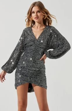 Dottie Metallic Mini Dress