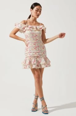 Una Ruffle Mini Dress