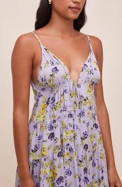 Lizbeth Floral Maxi Dress 13 Lizbeth Floral Maxi Dress -Chic Outfit Shop ACDR100854R004 PURPLELEMONFLORAL 5