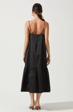 Maysel Midi Dress -Chic Outfit Shop ACDR100880 BLACK 3