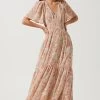 Sedona Floral Cutout Maxi Dress 1 Sedona Floral Cutout Maxi Dress -Chic Outfit Shop ACDR100910 CORALMULTIFLORAL 1