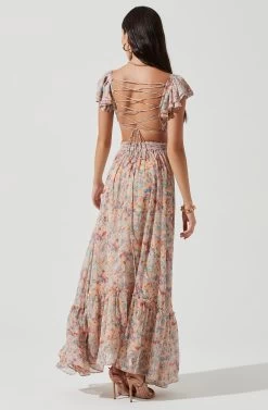 Primrose Floral Cross Strap Open Back Maxi Dress -Chic Outfit Shop ACDR101176 PEACHMULTIFLORAL 0333 b7262d8b c411 43d9 9a9f 86c3ef2cf021