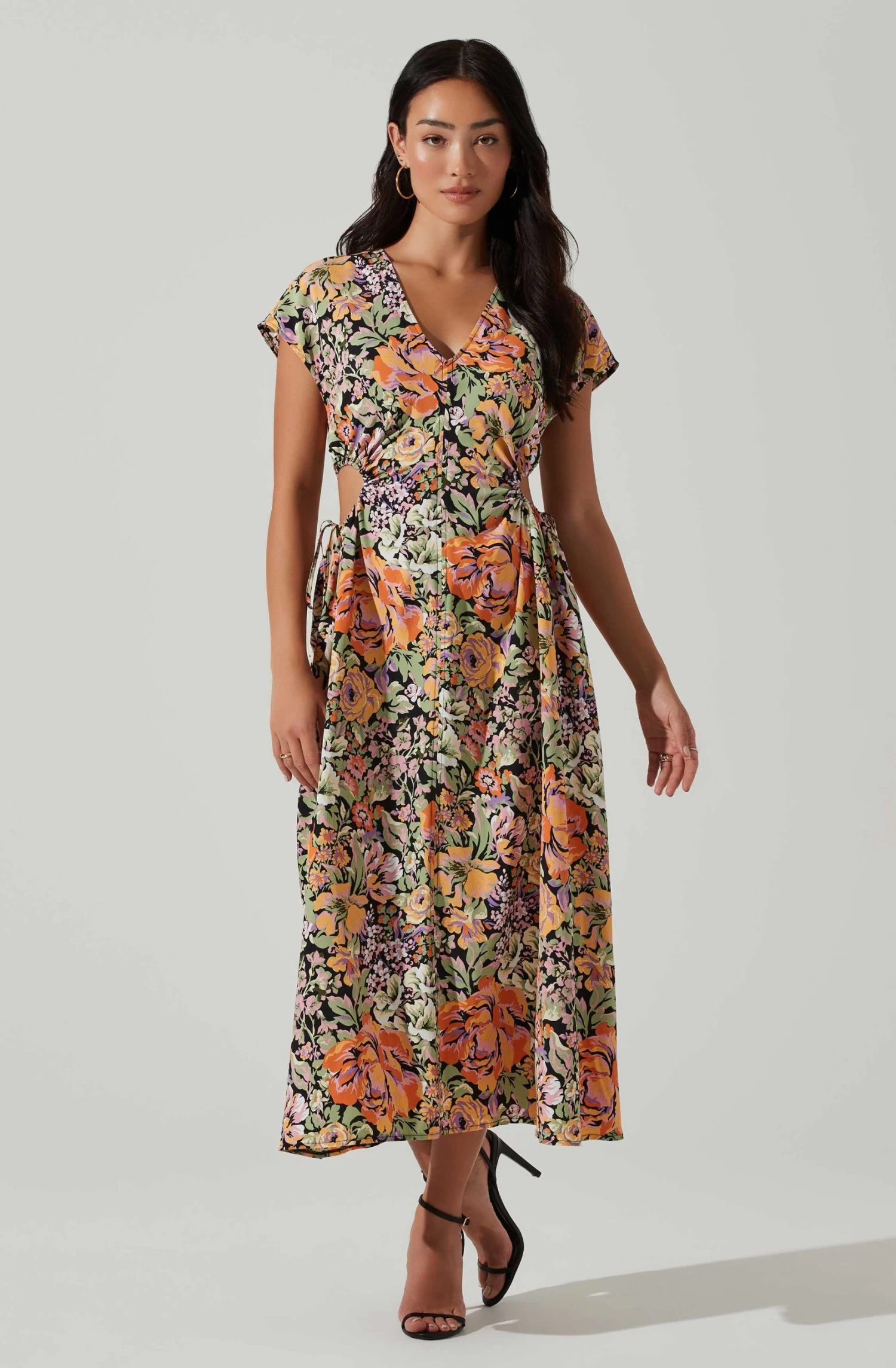 Miranda Floral Print Midi Dress 3 Miranda Floral Print Midi Dress