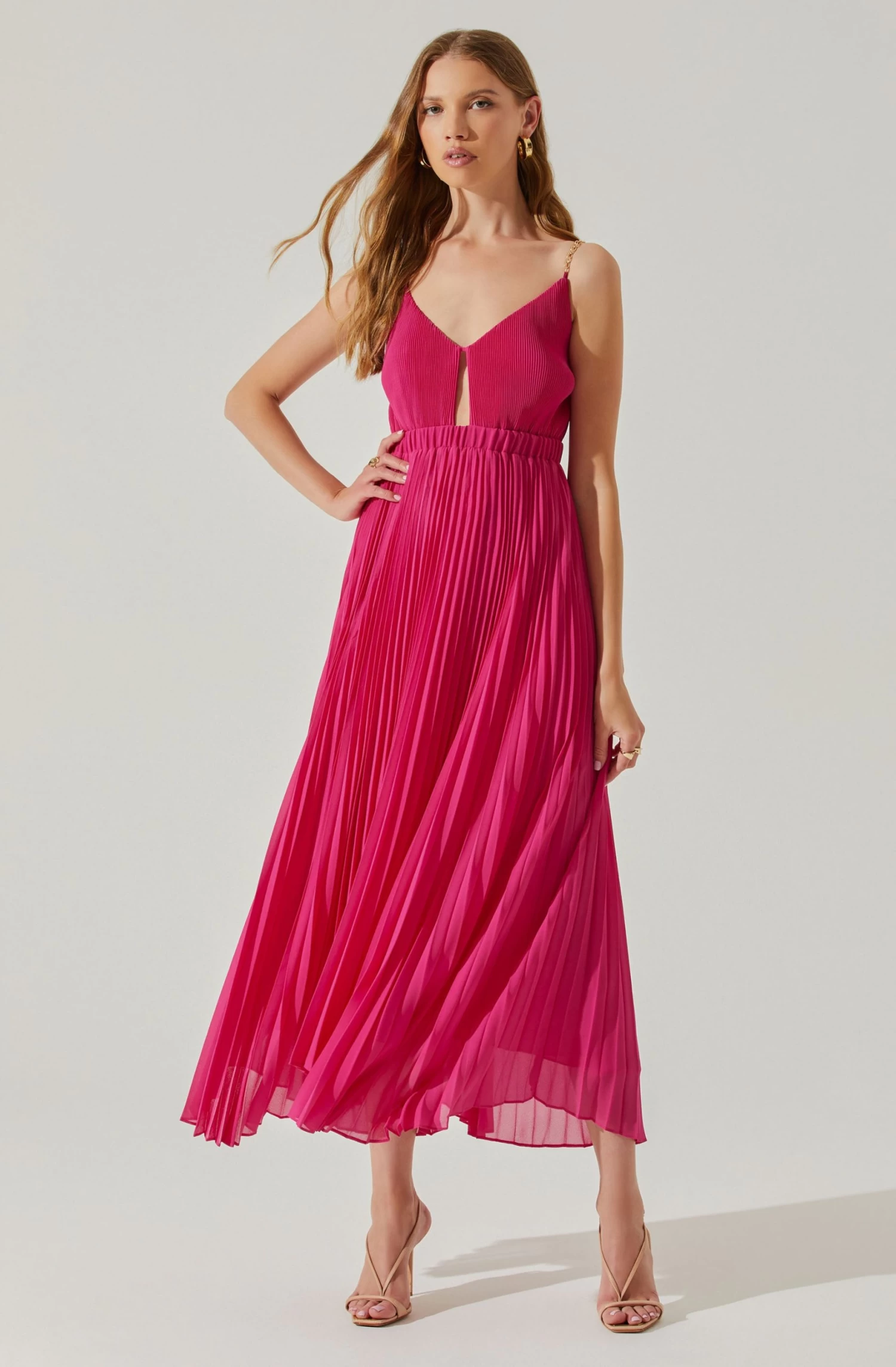 Loralee Pleated Midi Dress 3 Loralee Pleated Midi Dress