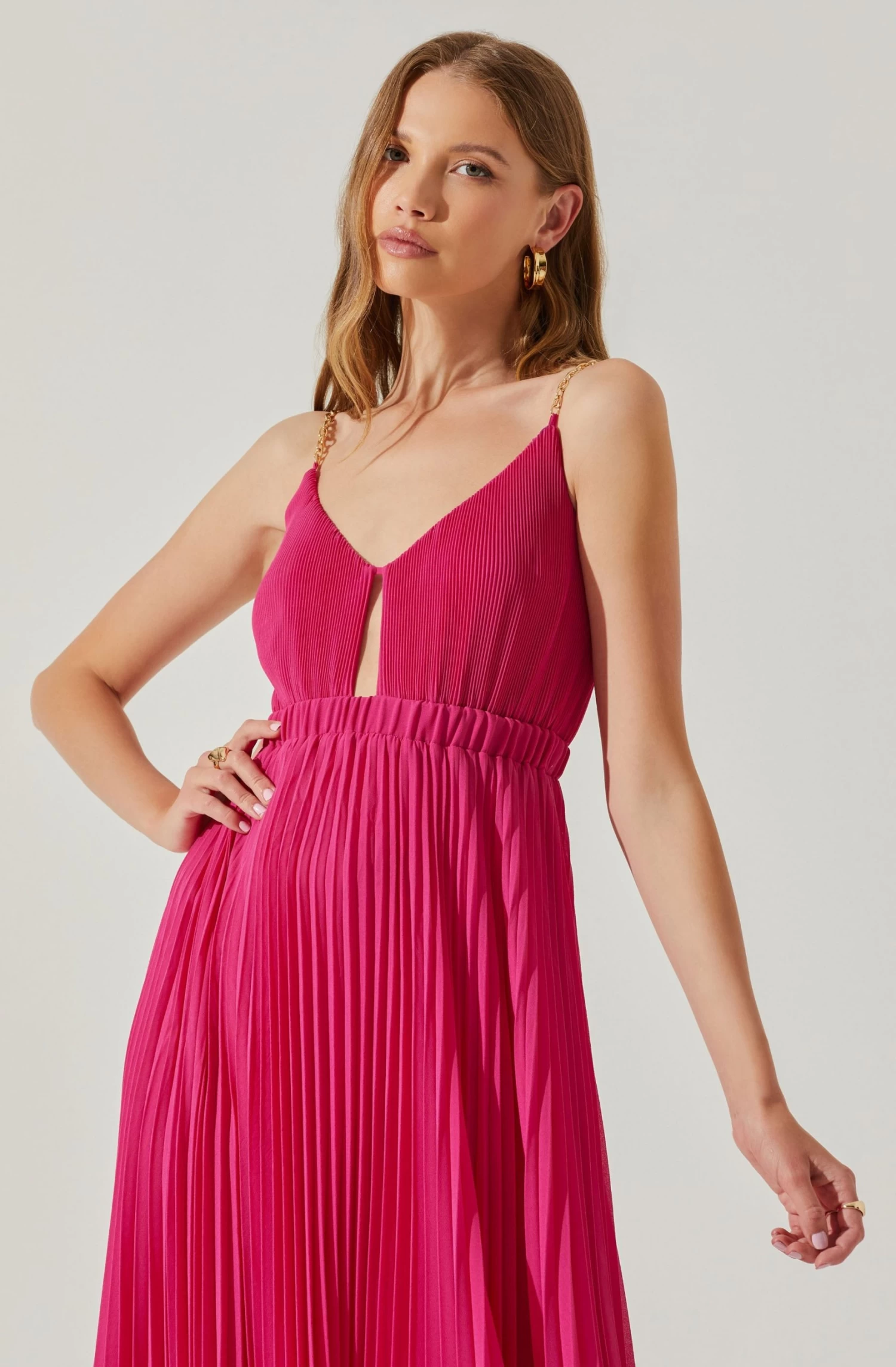 Loralee Pleated Midi Dress 4 Loralee Pleated Midi Dress - Image 2