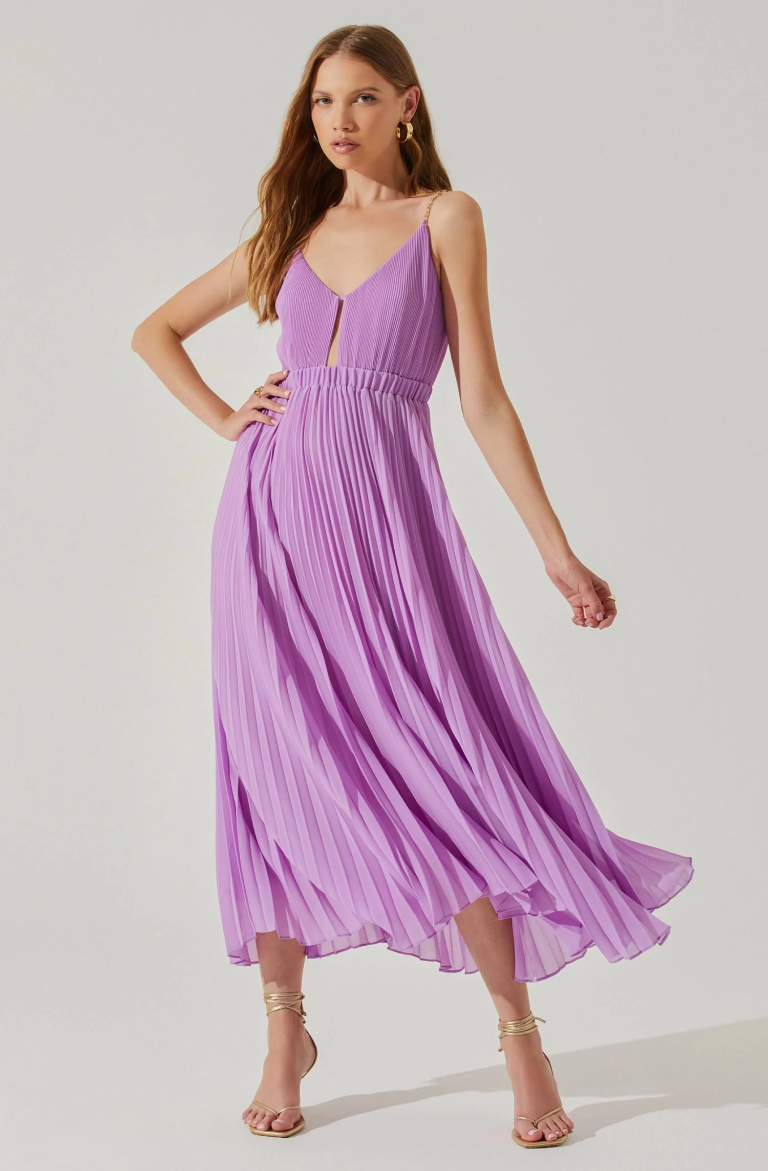 Loralee Pleated Midi Dress 9 Loralee Pleated Midi Dress - Image 7