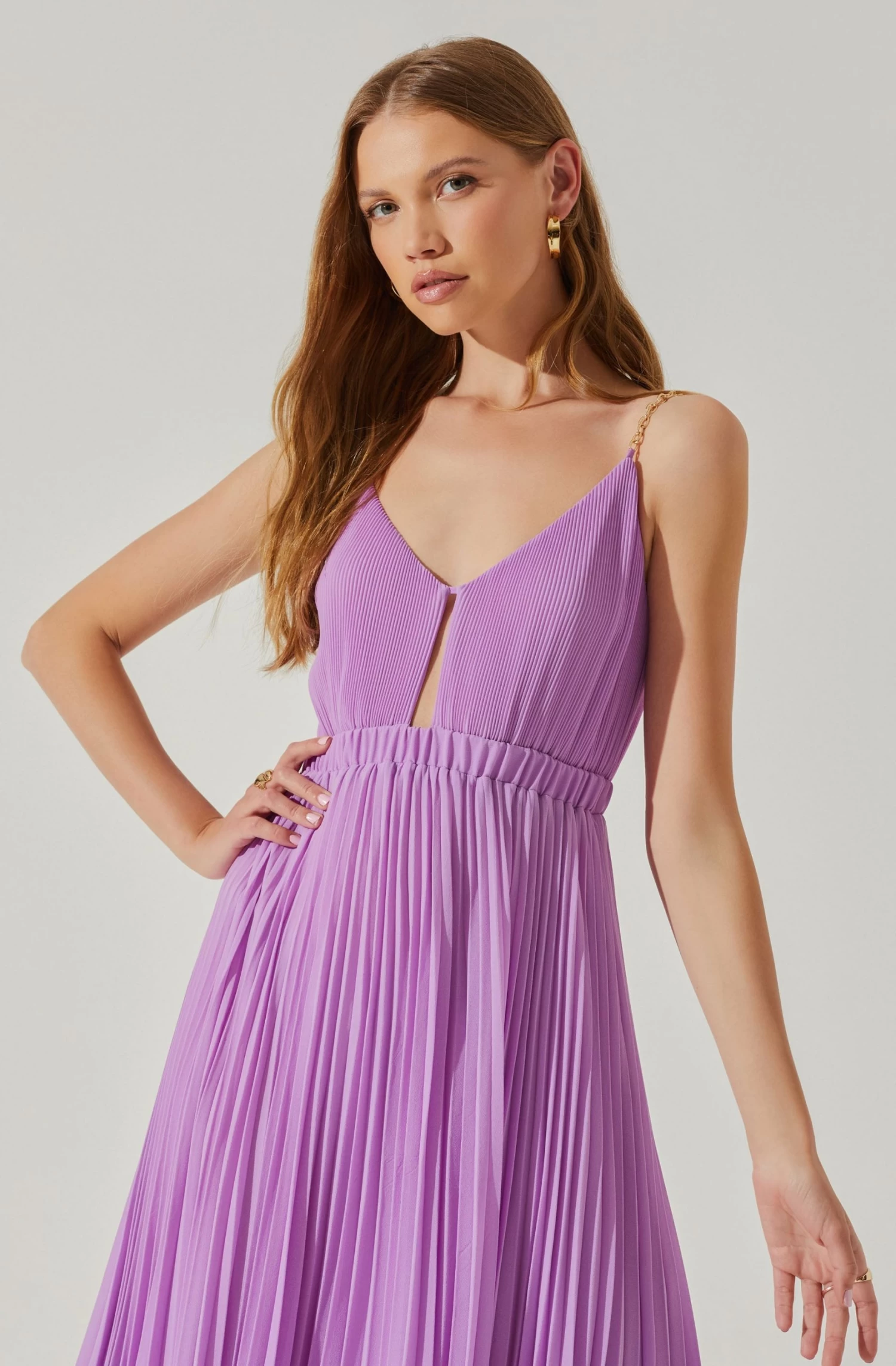 Loralee Pleated Midi Dress 10 Loralee Pleated Midi Dress - Image 8