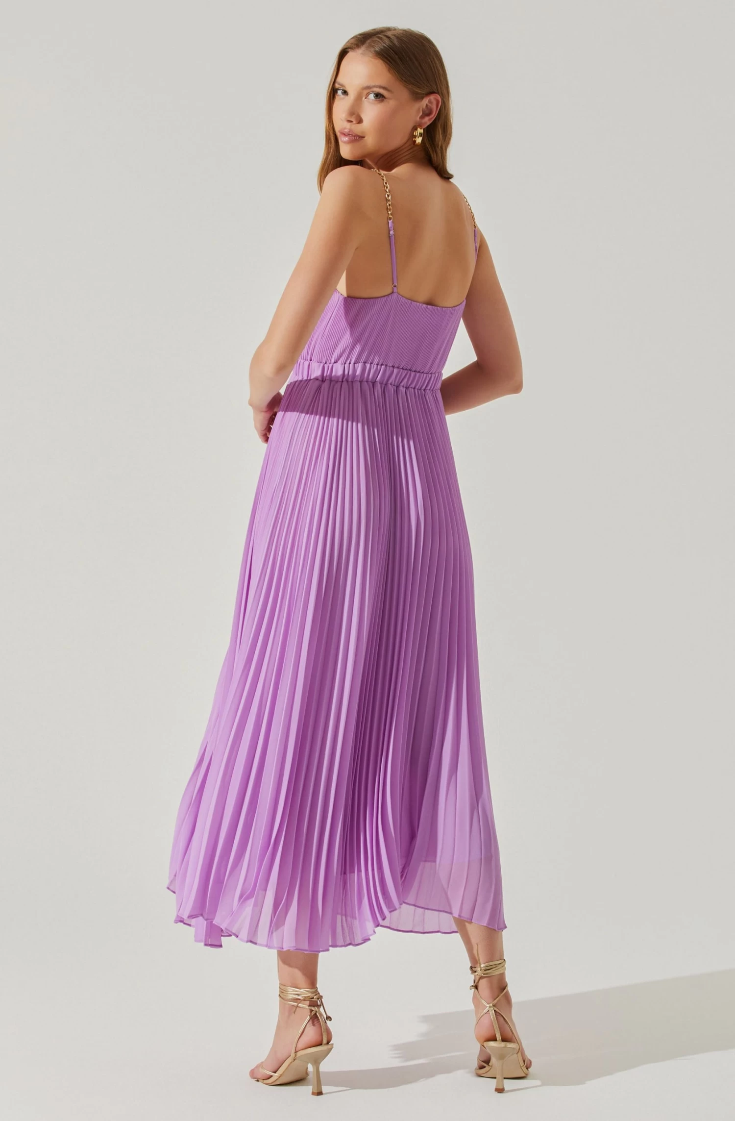 Loralee Pleated Midi Dress 14 Loralee Pleated Midi Dress - Image 12