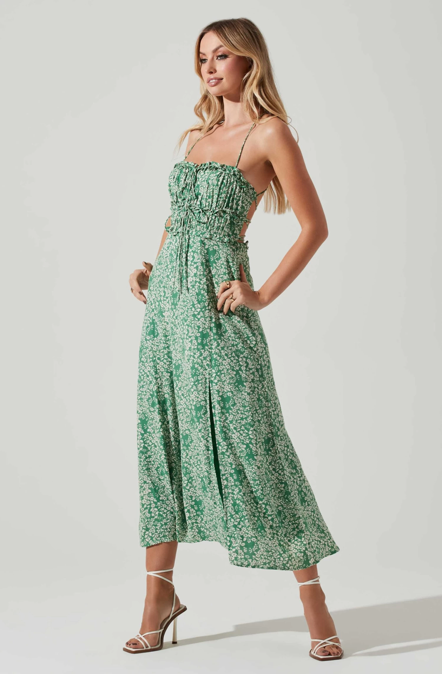 Amalea Floral Midi Dress 4 Amalea Floral Midi Dress - Image 2