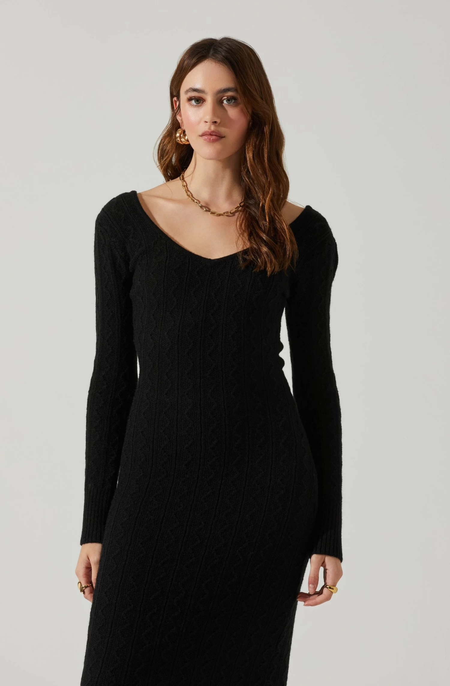 Regina Cutout Midi Sweater Dress 6 Regina Cutout Midi Sweater Dress - Image 4