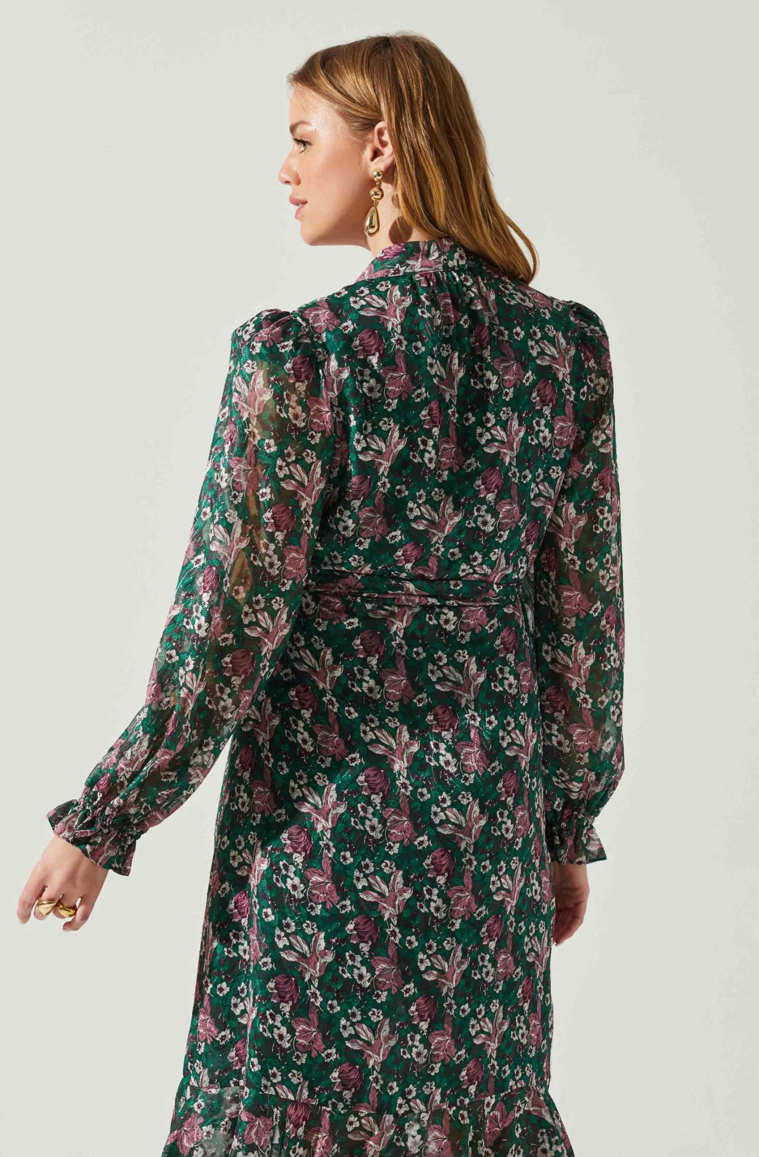Kamila Long Sleeve Floral Wrap Maxi Dress 13 Kamila Long Sleeve Floral Wrap Maxi Dress - Image 11