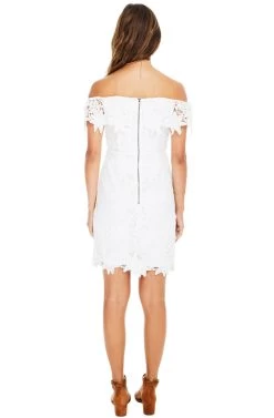 Daniela Lace Dress 8 Daniela Lace Dress -Chic Outfit Shop ACDR94495 WHITE 2A