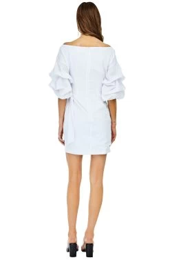 Shea Mini Dress -Chic Outfit Shop ACDR95014 WHITE 03