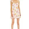 Brianne Floral Dress -Chic Outfit Shop ACDR95205 BLUSH MULTI FLORAL 01