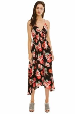 Marissa Dress 11 Marissa Dress -Chic Outfit Shop ACDR95220 BLACK MULTI FLORAL 01