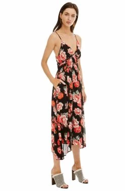 Marissa Dress 12 Marissa Dress -Chic Outfit Shop ACDR95220 BLACK MULTI FLORAL 02
