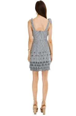 Erica Dress 7 Erica Dress -Chic Outfit Shop ACDR95244 NAVY WHITE STRIPE 03