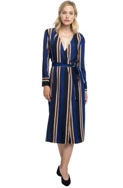 Copy Of Long Sleeve Front Tie Dress -Chic Outfit Shop ACDR95335 BLUE STRIPE 01 62f7c683 cb79 4fcc 909e c98ff167db63