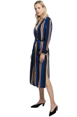 Copy Of Long Sleeve Front Tie Dress -Chic Outfit Shop ACDR95335 BLUE STRIPE 02 80c8e3ca cb05 4781 8420 b725dc1555bf