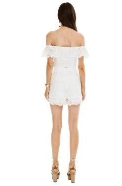 Anna Shorts -Chic Outfit Shop ACP6433 OFF WHITE 03