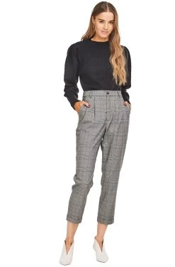 Chic Outfit Shop -Chic Outfit Shop ACP6469 GREY PLAID 01