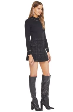 Cece Skort 8 Cece Skort -Chic Outfit Shop ACP7012 BLACK OUT 02