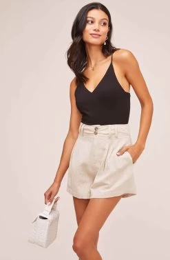 Sophia Shorts -Chic Outfit Shop ACP7050 NATURAL 4A