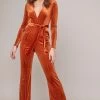 Cadence Jumpsuit -Chic Outfit Shop ACP7093 COPPER 1A