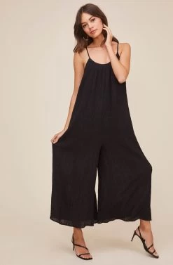 Suraya Wide Leg Jumpsuit 13 Suraya Wide Leg Jumpsuit -Chic Outfit Shop ACP7140 BLACK 2