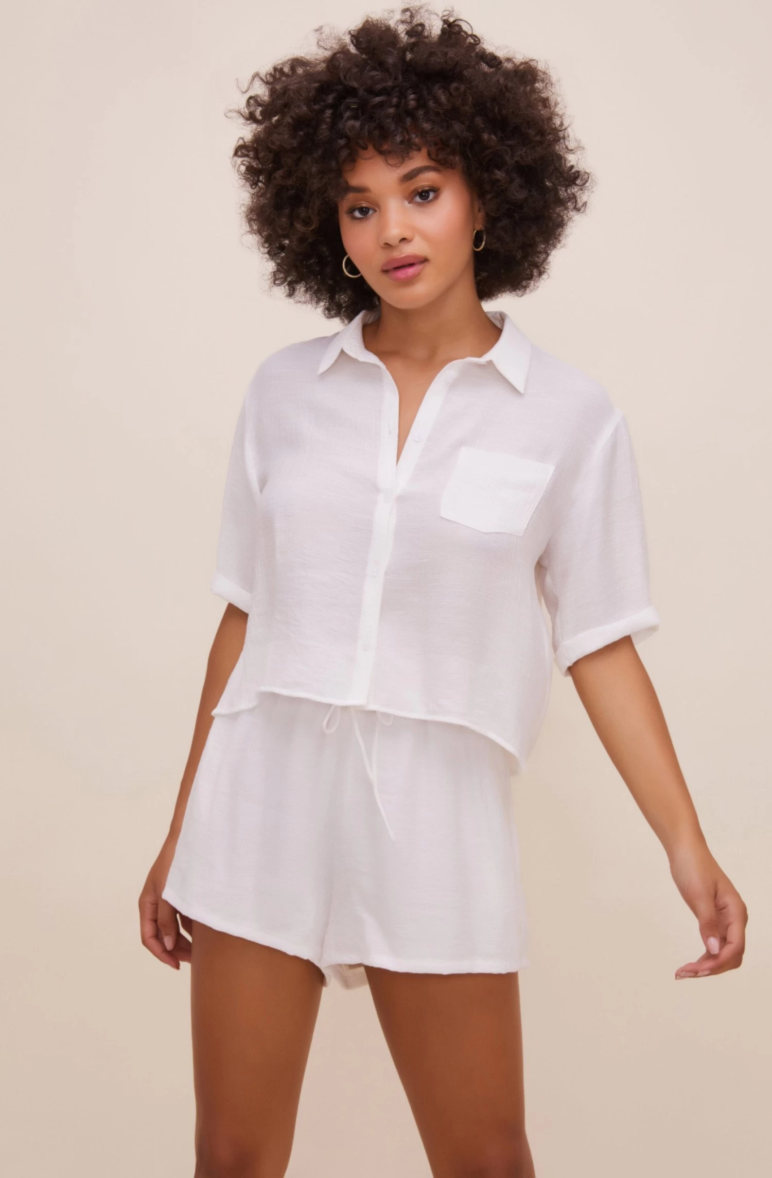 Evita Drawstring Shorts 3 Evita Drawstring Shorts