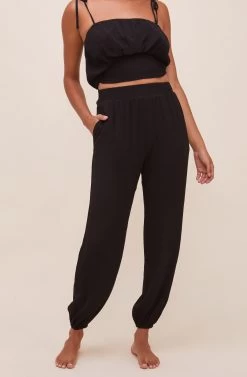 Sable Sweatpants 10 Sable Sweatpants -Chic Outfit Shop ACP7210 BLACK 2