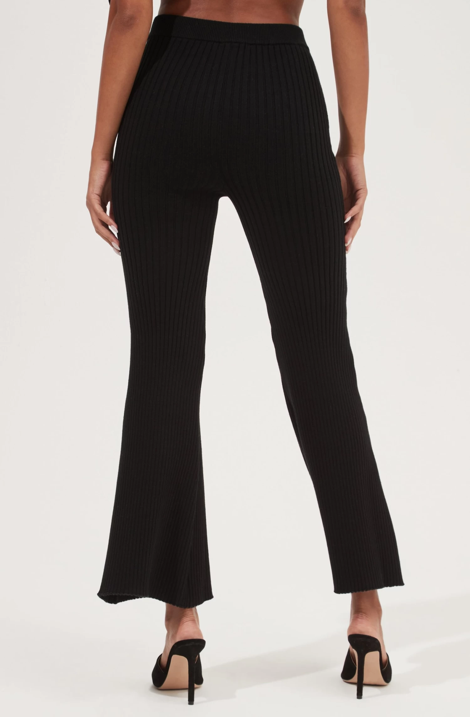 Maida Ribbed Knit Flare Pants 6 Maida Ribbed Knit Flare Pants - Image 4