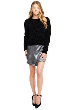 Nell Skirt -Chic Outfit Shop ACS8042 GUNMETAL 01