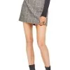 Raye Mini Skirt -Chic Outfit Shop ACS9001 BLACK MUSTARD PLAID 00