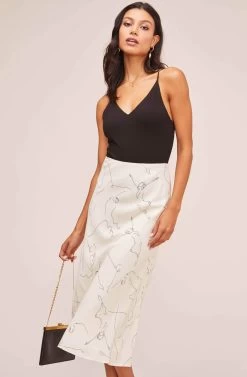 Pamela Midi Skirt -Chic Outfit Shop ACS9022B BALLET SKETCH 3A