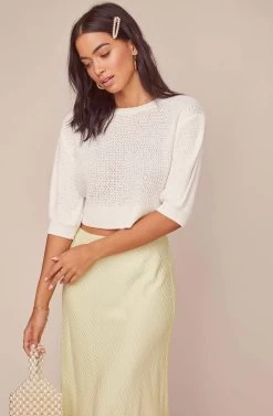 Nava Midi Skirt -Chic Outfit Shop ACS9045B CELERY 3