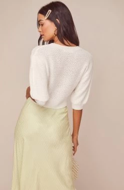 Nava Midi Skirt -Chic Outfit Shop ACS9045B CELERY 6