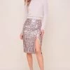 Elaine Sequin Midi Skirt